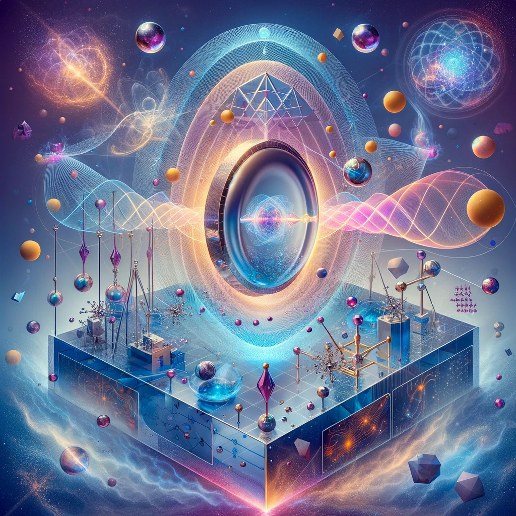 String Time Crystal » Time Crystal News @ String Time Crystal » DALL·E 2024 03 16 22.37.26 Create an engaging and informative illustration that encapsulates the concept of time crystals as described in the Physics World article. The image sh