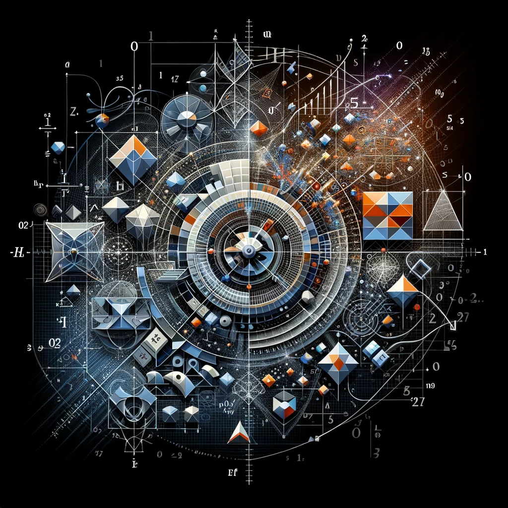 String Time Crystal » Time Crystal News @ String Time Crystal » DALL·E 2024 03 16 23.10.09 Create a sophisticated and abstract illustration representing the groundbreaking work of Polish mathematicians on solving a problem related to the